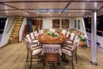 Motor Yacht Donna Del Mare lower aft deck